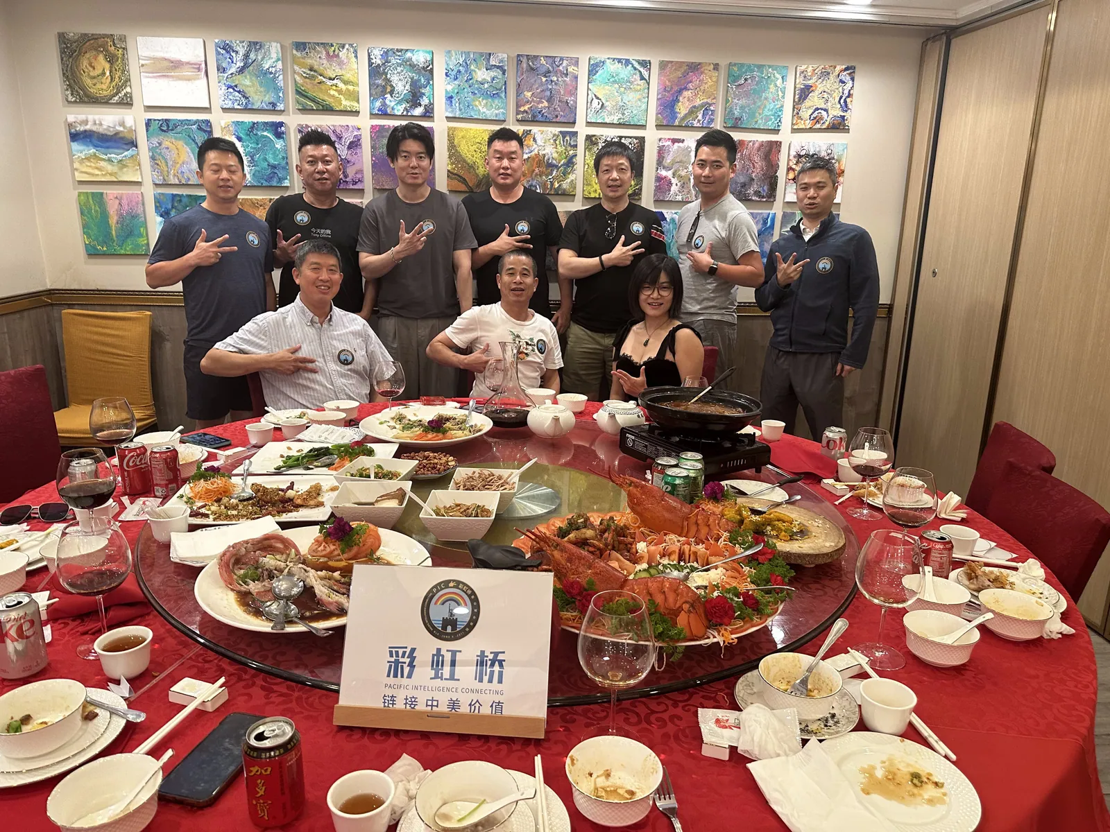 2025 年8月 乙巳立秋 跨境电商 美国洛杉矶Temple City  PIC彩虹桥 价值链接桥友宴